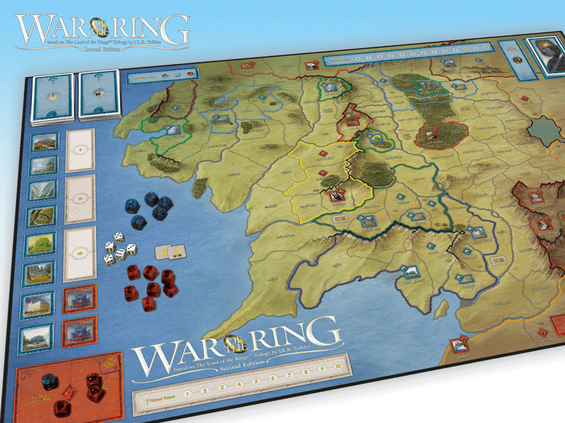 Board Games With Miniatures to Paint war of the ring
