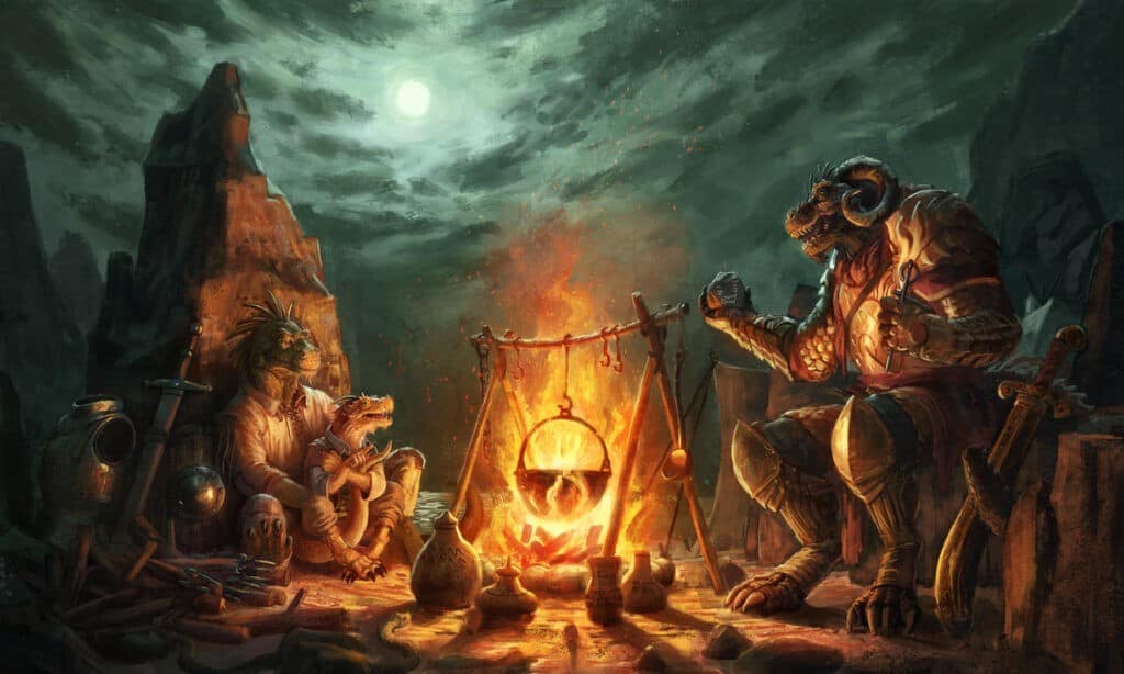 The ultimate guide to the DnD 5e Create Bonfire spell - Creature College