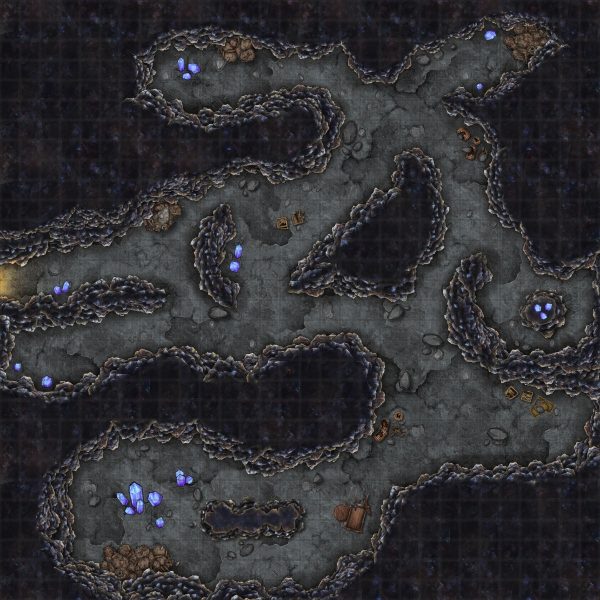 5e Dungeon map by day with tiles