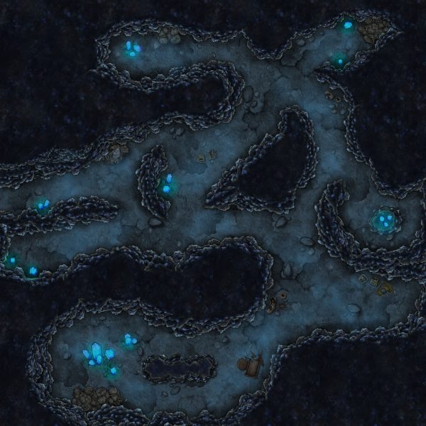 5e Dungeon map dark
